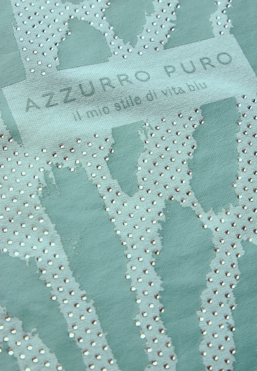 T-Shirt mit Glitzer-Print – Bild 3