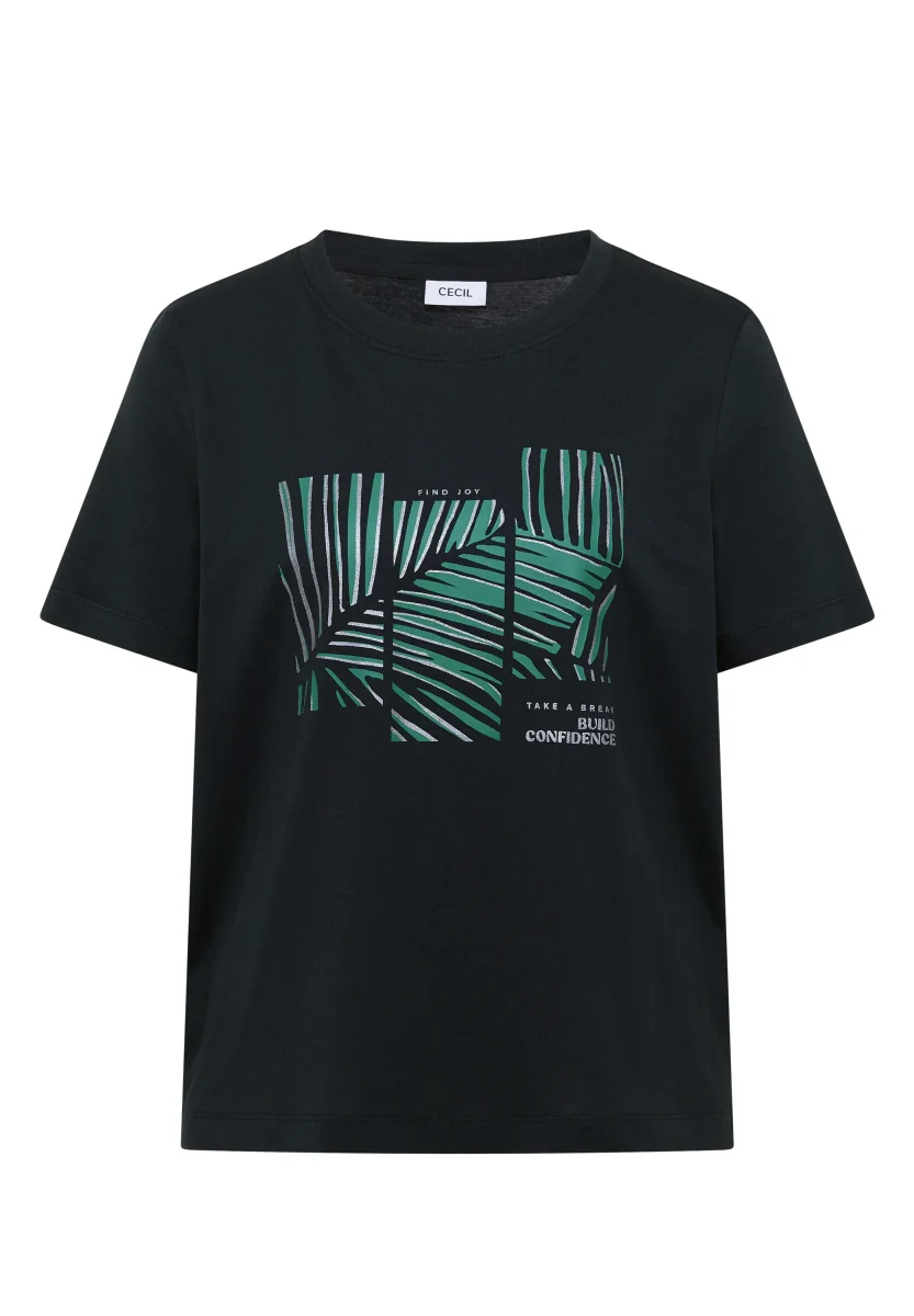 T-Shirt mit Rundhals und Artwork